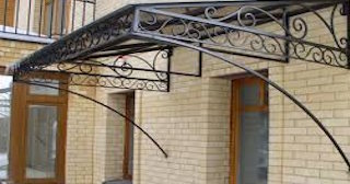 Кованные навесы к дому в Кемерово по доступной цене | НавесыКмр от 2105 рублей